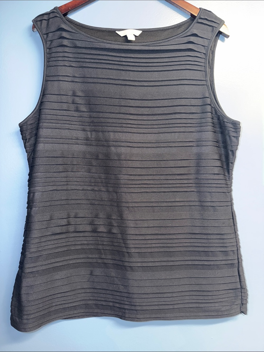 Banana Republic black Ribbed Sleeveless Tank